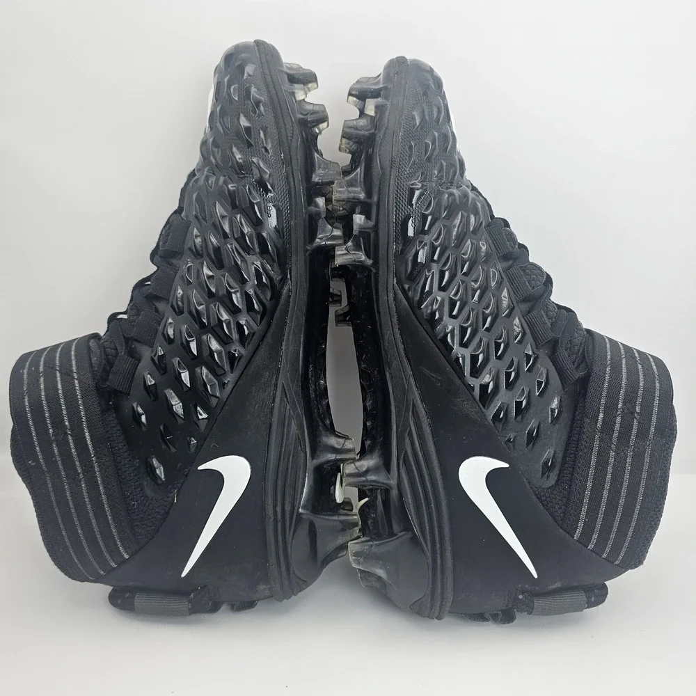 Nike Force Savage Elite 2 Football Cleats Black White AH4000-002 Men's 7.5